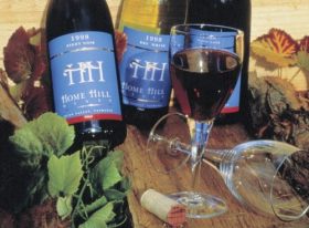 Home Hill Vineyard and Winery Restaurant Logo and Images