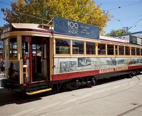 Bendigo Tramways Vintage Talking Tram Logo and Images