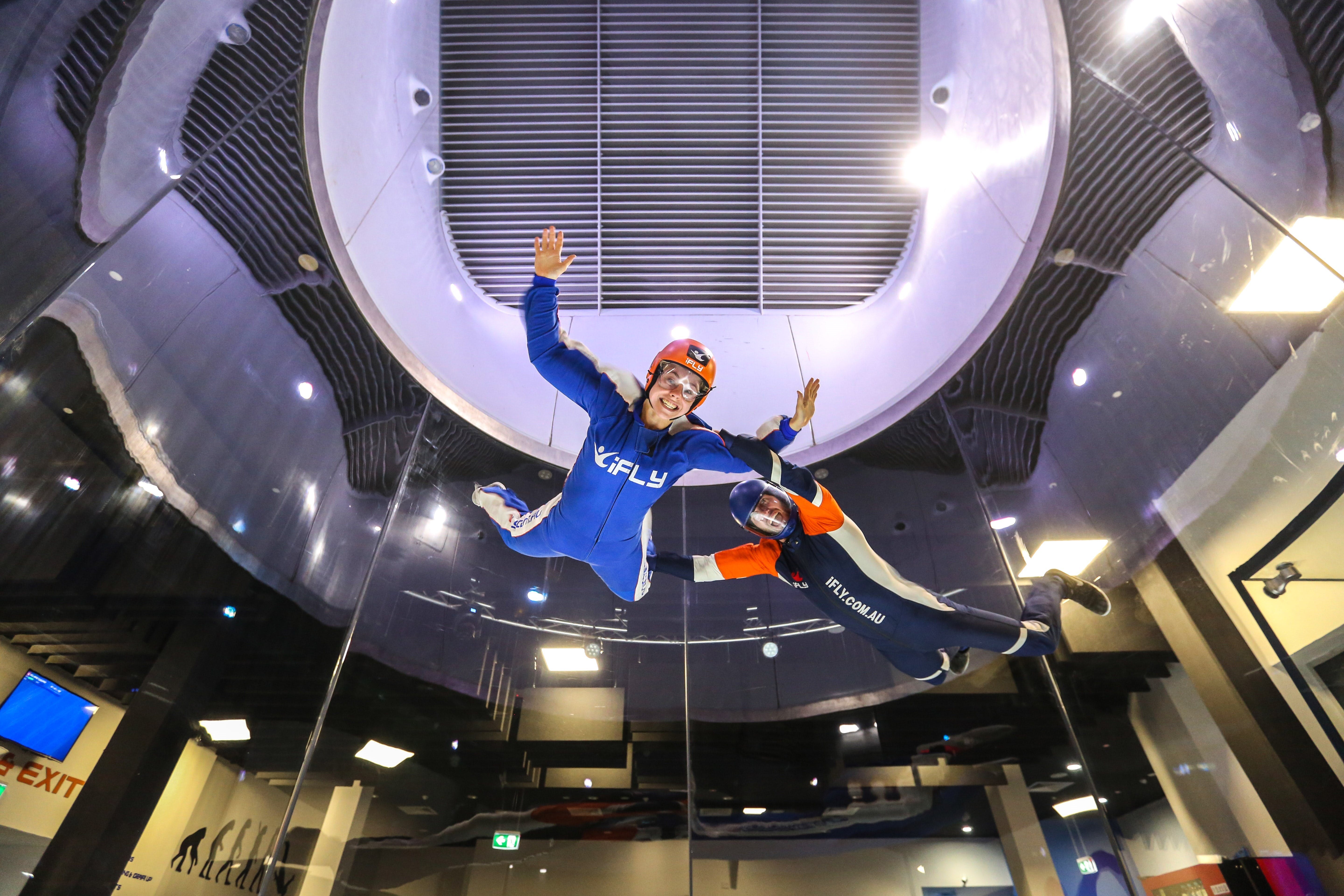 iFly Indoor Skydiving Downunder Logo and Images