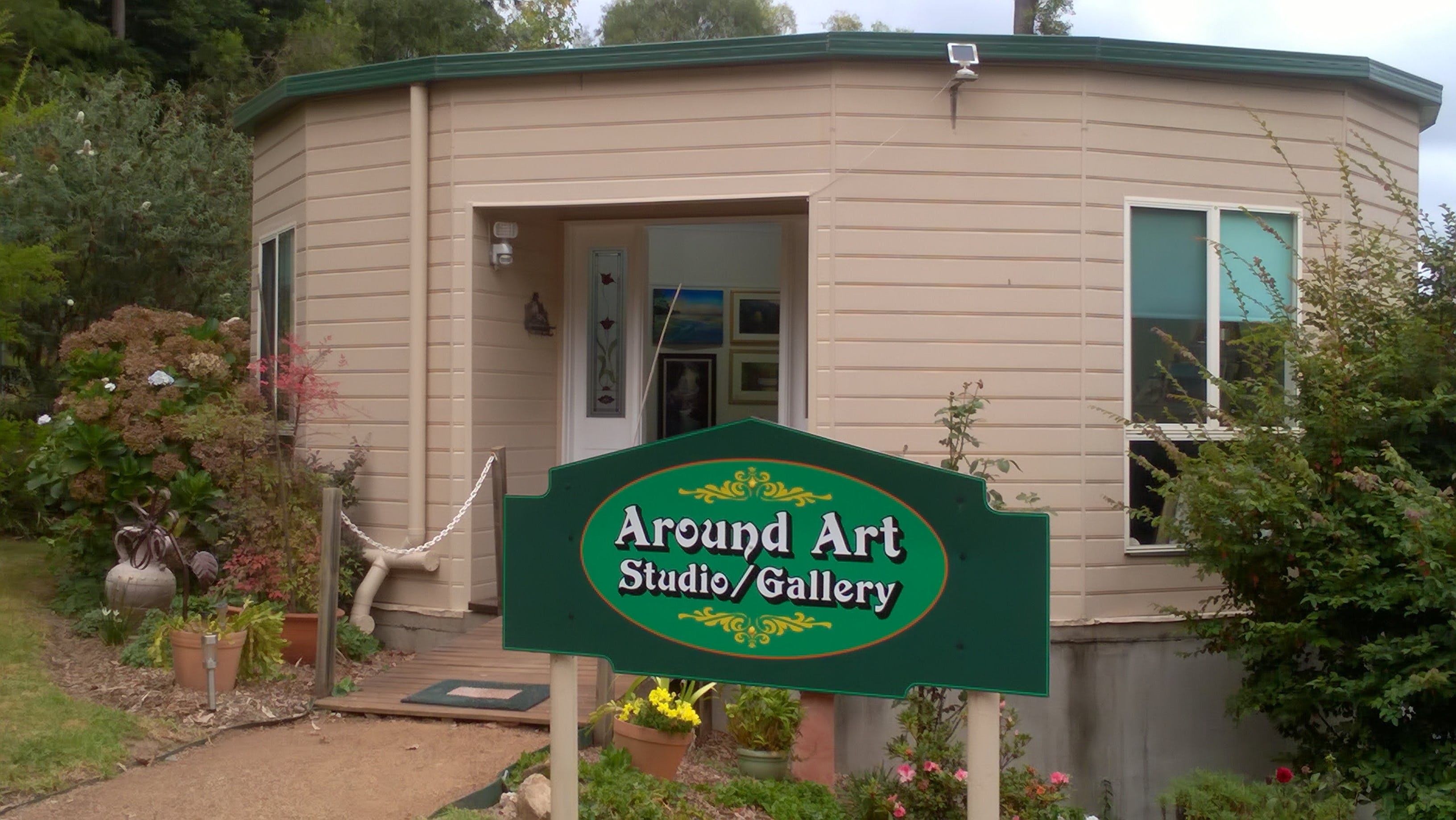 Around Art Studio/Gallery Logo and Images