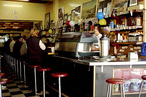 Pellegrini's Espresso Bar Logo and Images