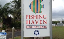 Fishing Haven Holiday Park Logo and Images