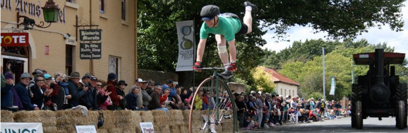 Penny Farthing Century Ride Logo and Images