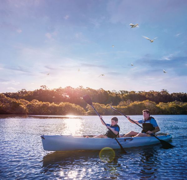 Bribie Island Recreation Area Camping Ground Logo and Images