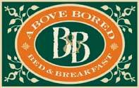 Above Bored Bed and Breakfast Logo and Images