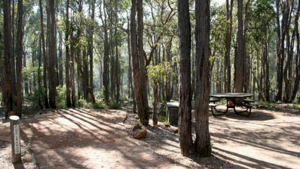 Perth Hills Centre Campground at Beelu National Park Logo and Images