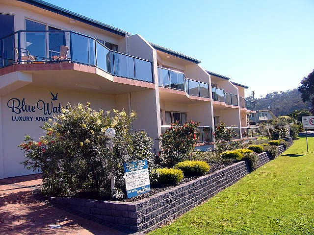 Bluewater Apartments Logo and Images