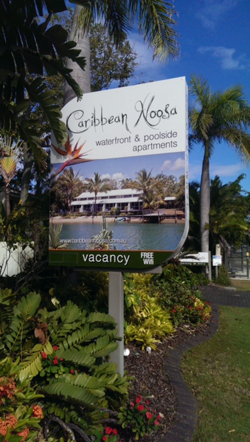 Caribbean Noosa Apartments Logo and Images