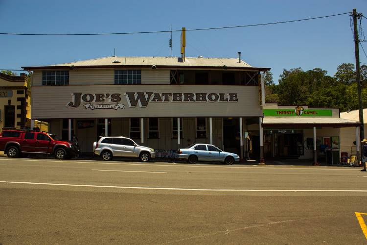 Joe’s Waterhole Hotel Logo and Images