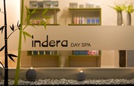 Indera Day Spa Logo and Images