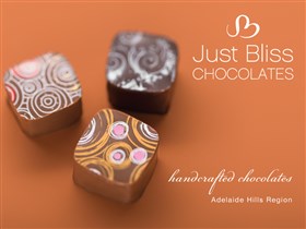 Just Bliss Chocolates Logo and Images