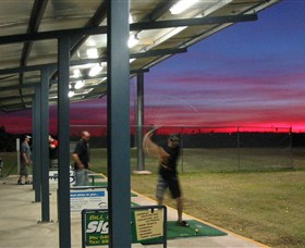 Flight Path Golf and Archery Range Logo and Images