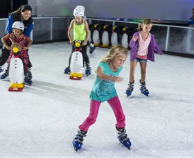 Planet Chill Ice Skating Rink Logo and Images