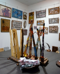Laddie Timbery Aboriginal Art and Crafts Logo and Images