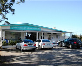 Hyams Beach Store and Cafe Logo and Images