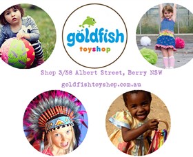 Goldfish Toy Shop Logo and Images