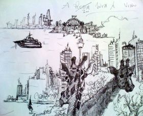 Art Classes Outdoors Around Sydney Harbour Logo and Images