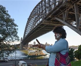 The Rocks Dreaming Aboriginal Heritage Tour Logo and Images