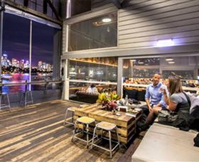 The Theatre Bar at the End of The Wharf Logo and Images
