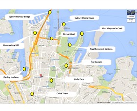 Annawombat Bike Tour Sydney Logo and Images