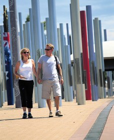Sydney Olympic Park - Games Trail Walking Tour Logo and Images