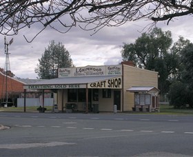 Grimwoods Store Craft Shop Logo and Images