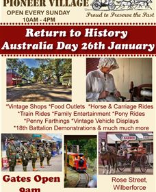 The Australiana Pioneer Village Logo and Images