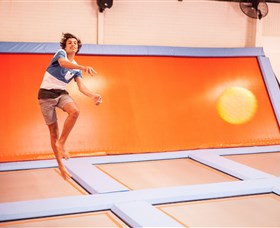 Hangtime Trampoline Park Logo and Images