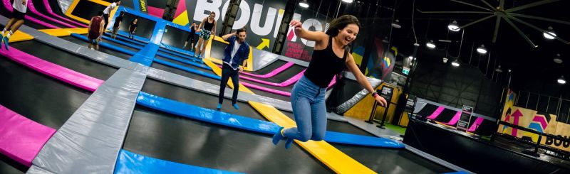 Bounce Inc Trampoline Park Logo and Images