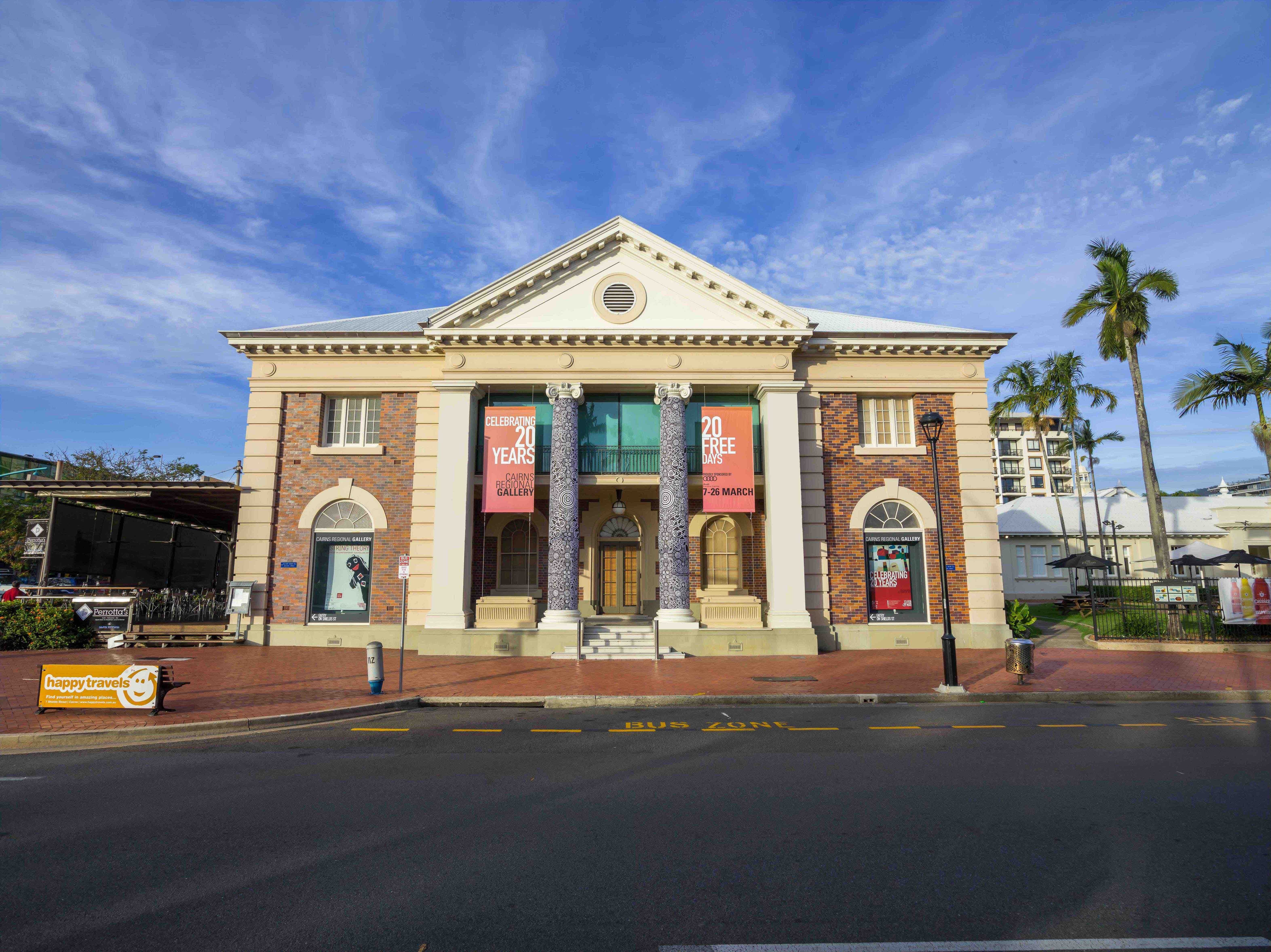 Cairns Art Gallery Logo and Images