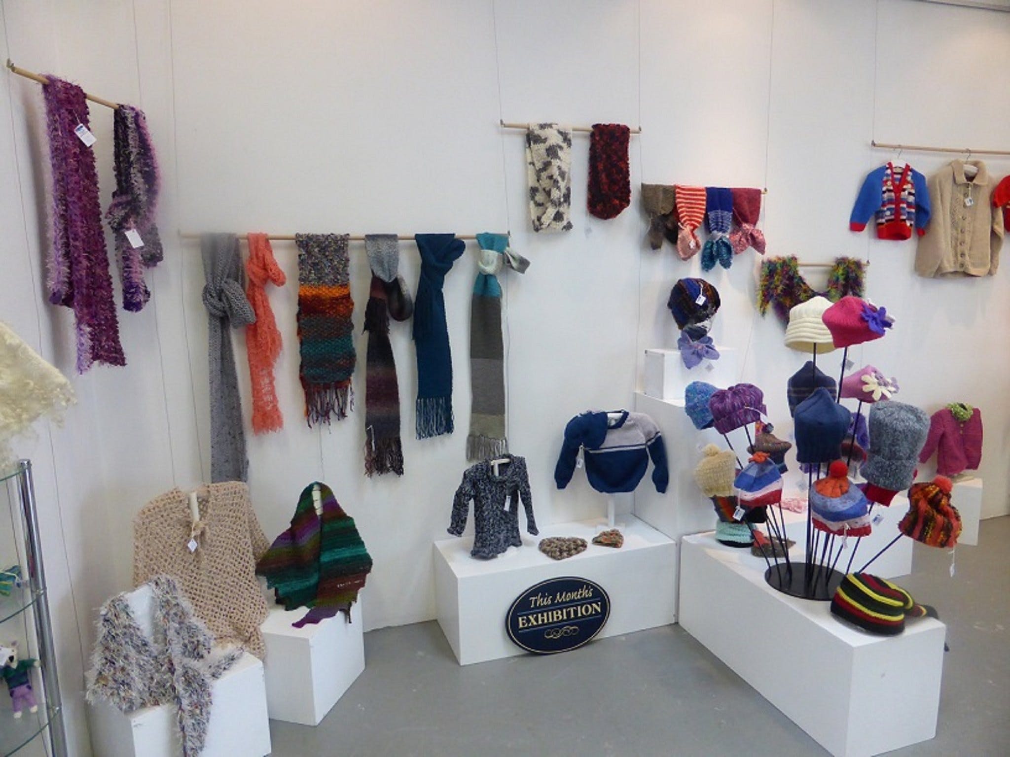 Warm Wooley and Wearable Exhibition Logo and Images