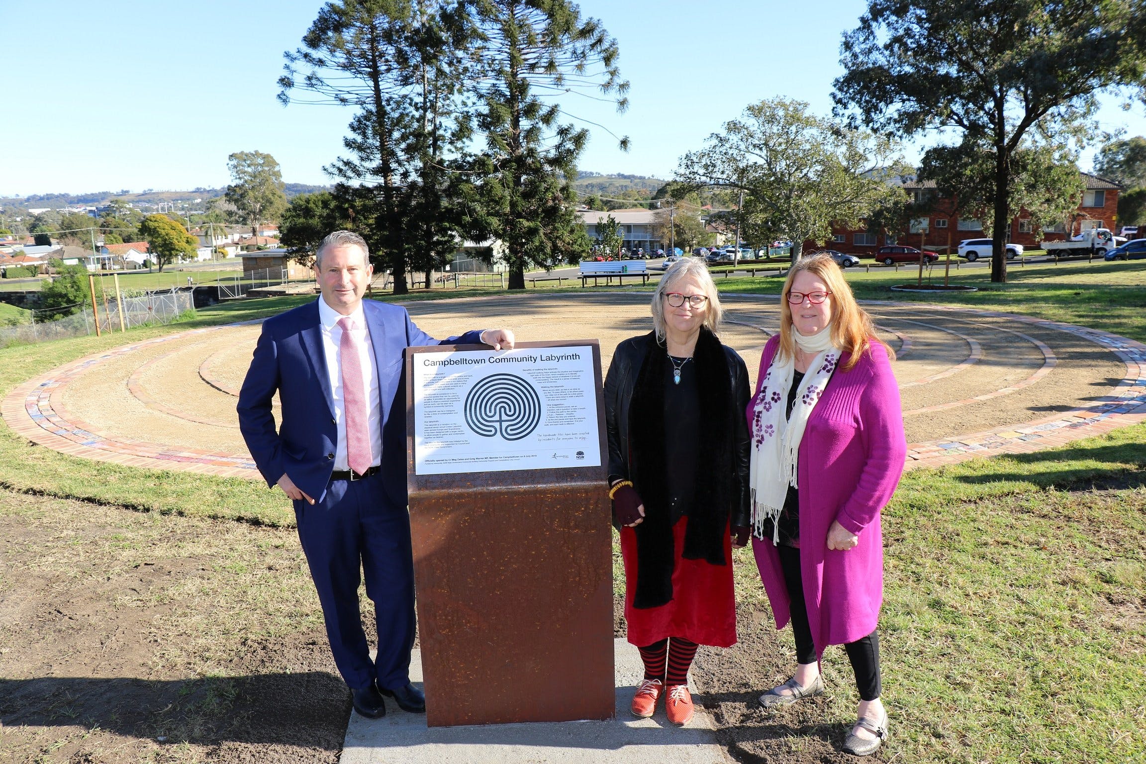 Campbelltown Community Labyrinth Logo and Images