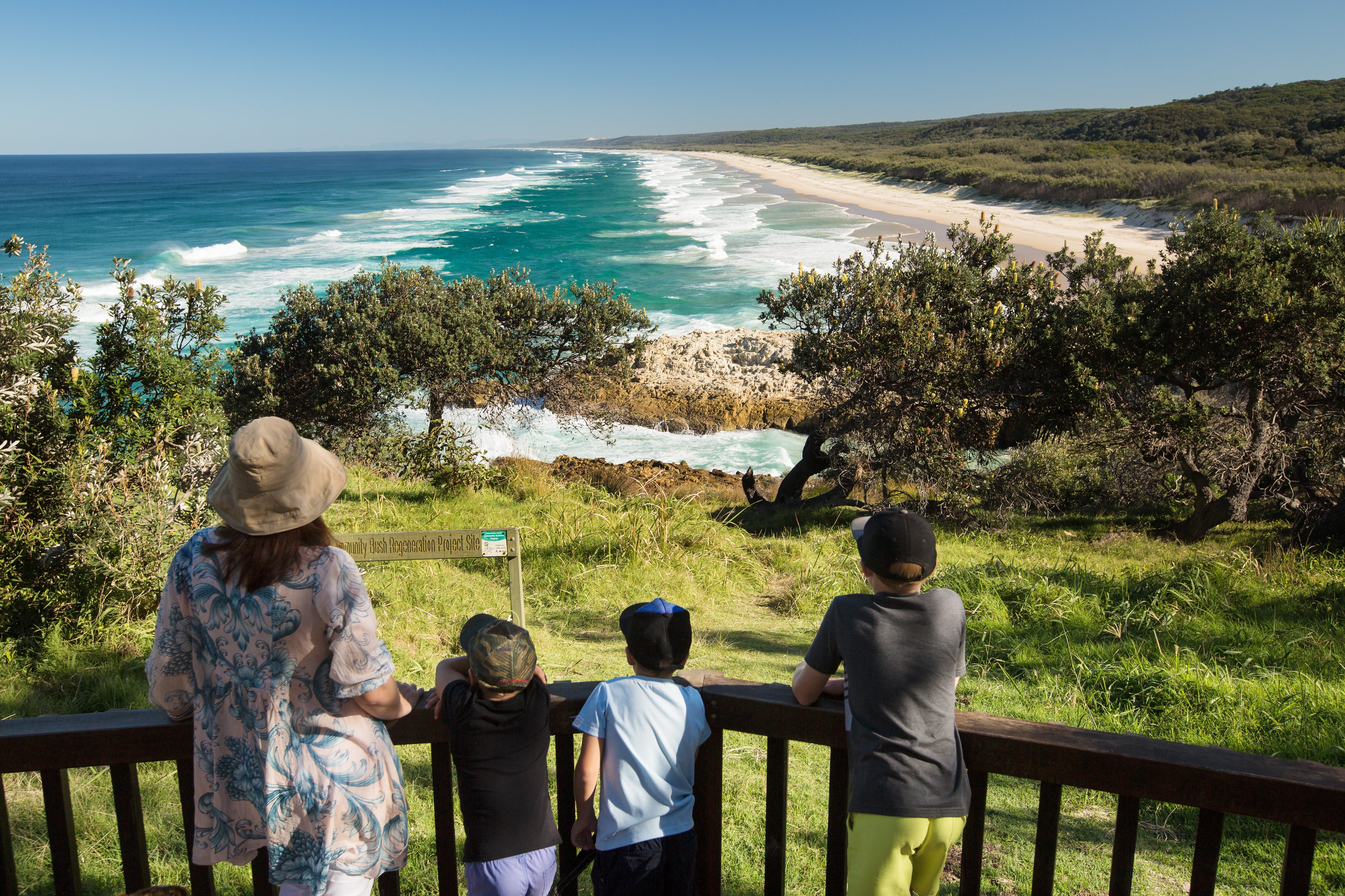 North Stradbroke Island (Minjerribah) Logo and Images