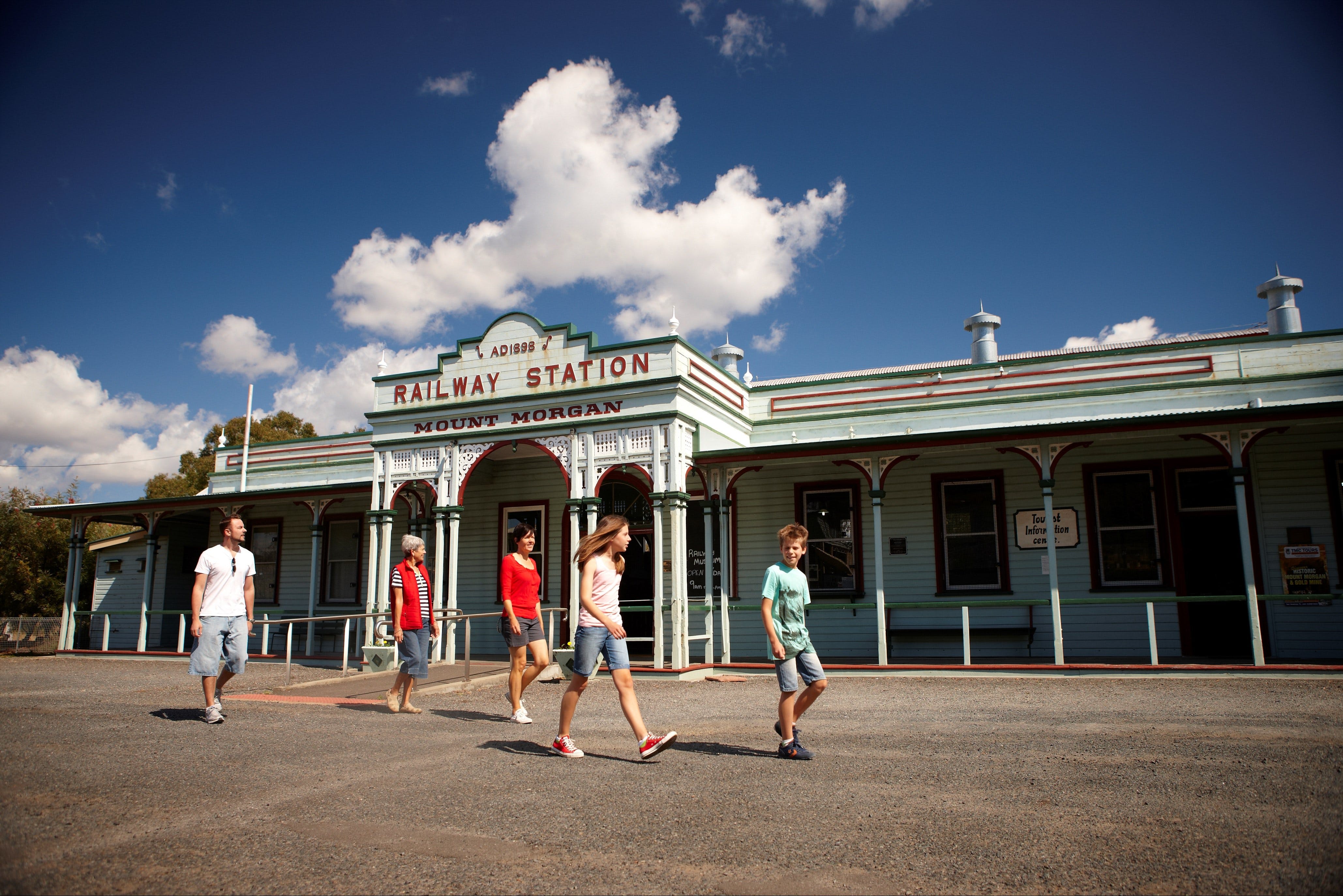 Mount Morgan Historical Railway Museum Logo and Images