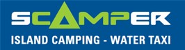 Scamper - Whitsunday Island Camping Connection Logo and Images