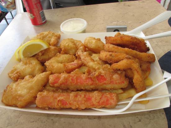 Ocean Heart Seafood Logo and Images