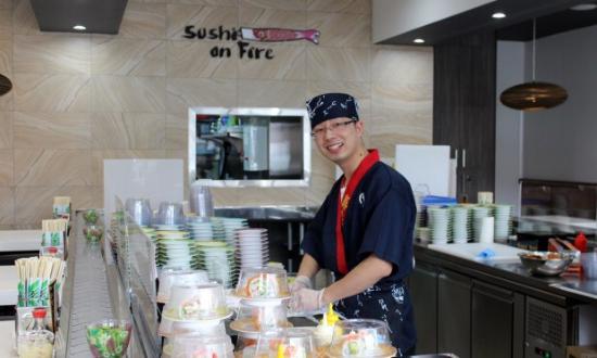 Sushi On Fire Logo and Images