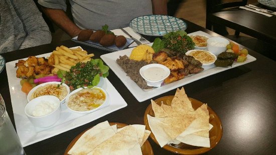 Zaria Mediterranean Village Food Logo and Images