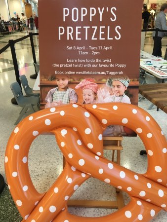 Poppy's Pretzels Logo and Images