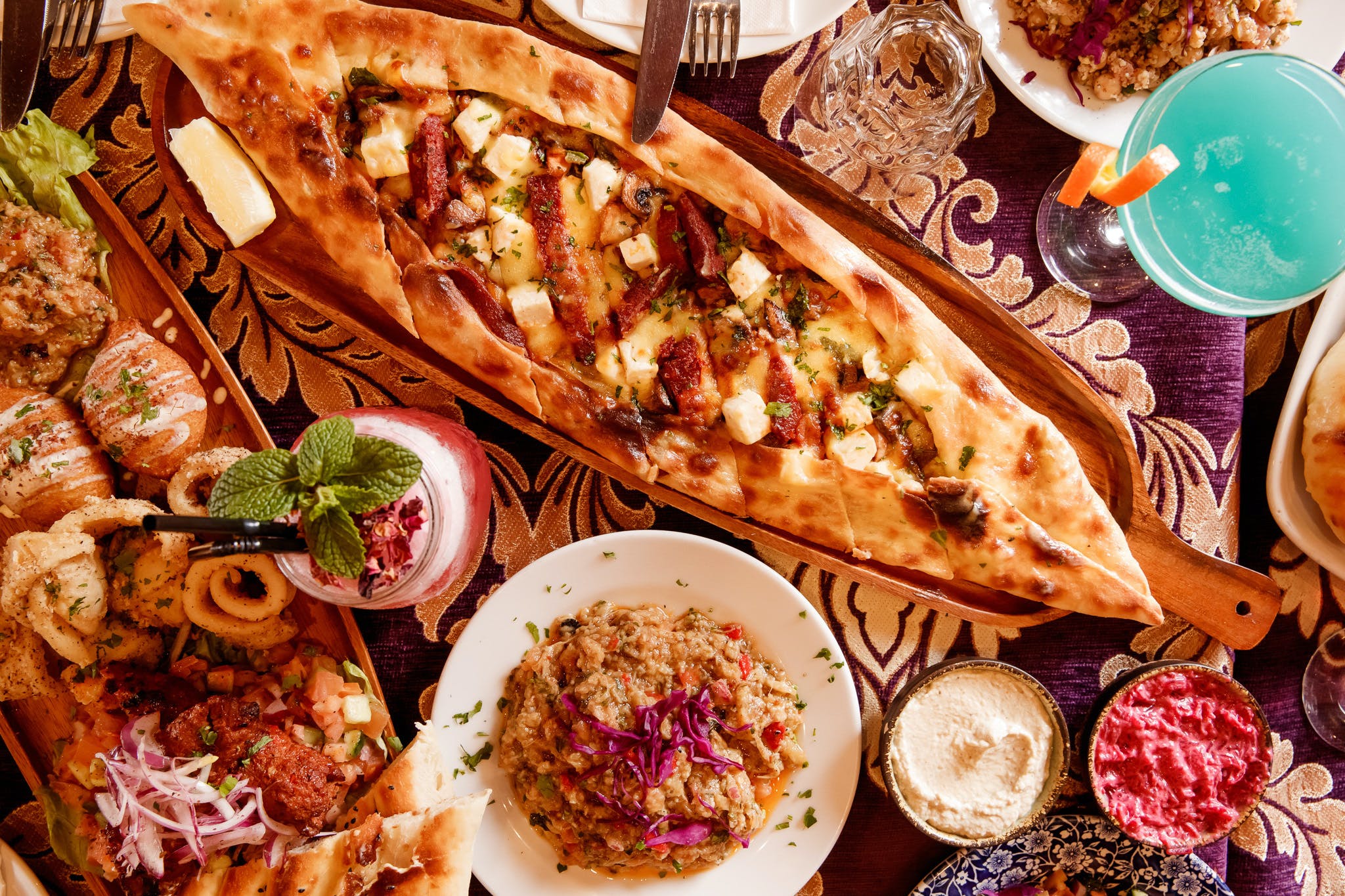 Ahmet's Turkish Restaurant Logo and Images