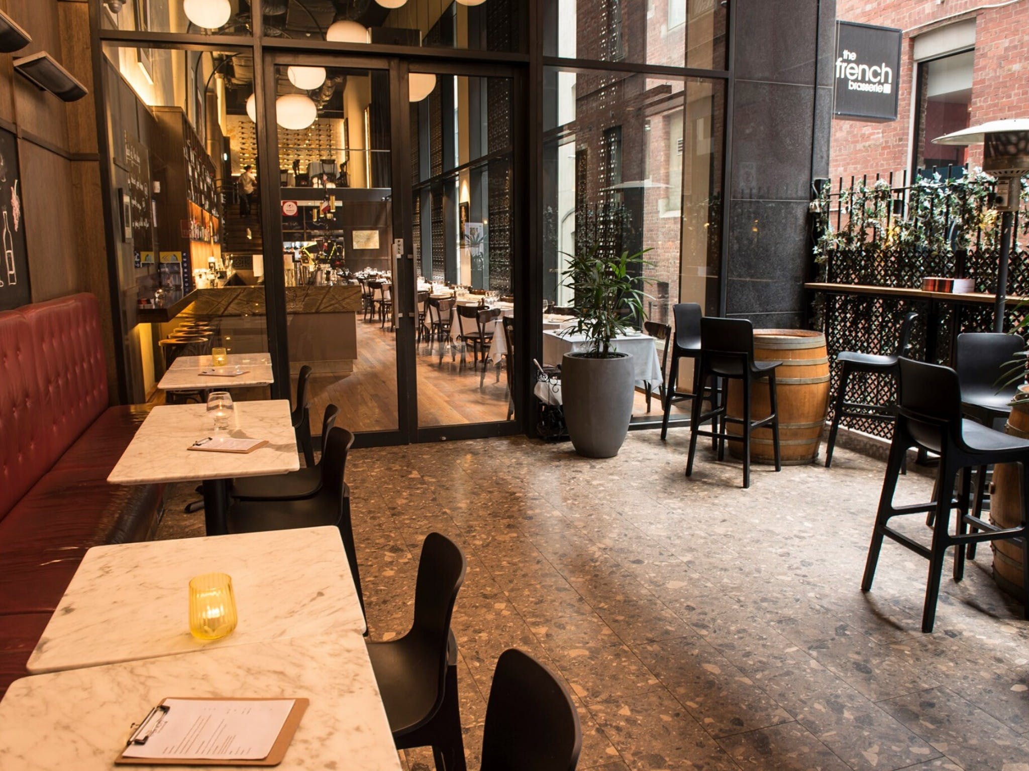 The French Brasserie Logo and Images