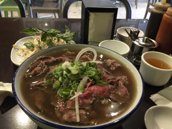 Mint Vietnamese Pho and Cuisine Logo and Images