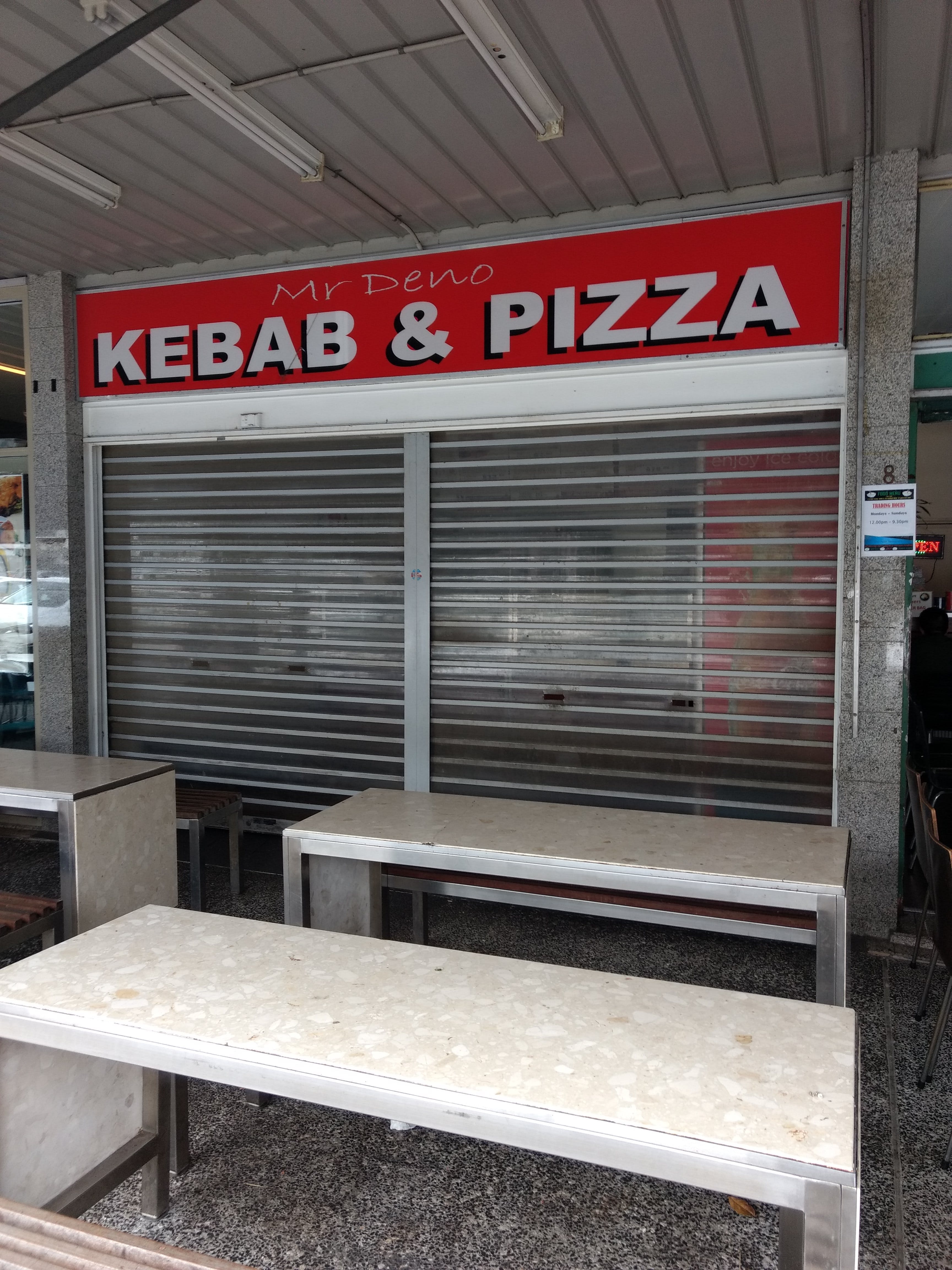 Mr Deno Kebab and Pizza Logo and Images