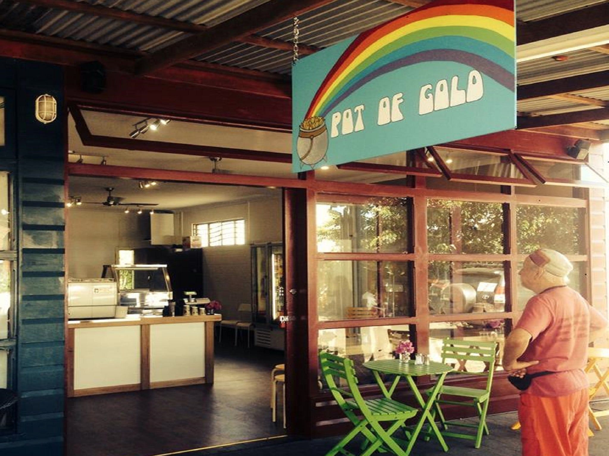 Pot of Gold Cafe Logo and Images