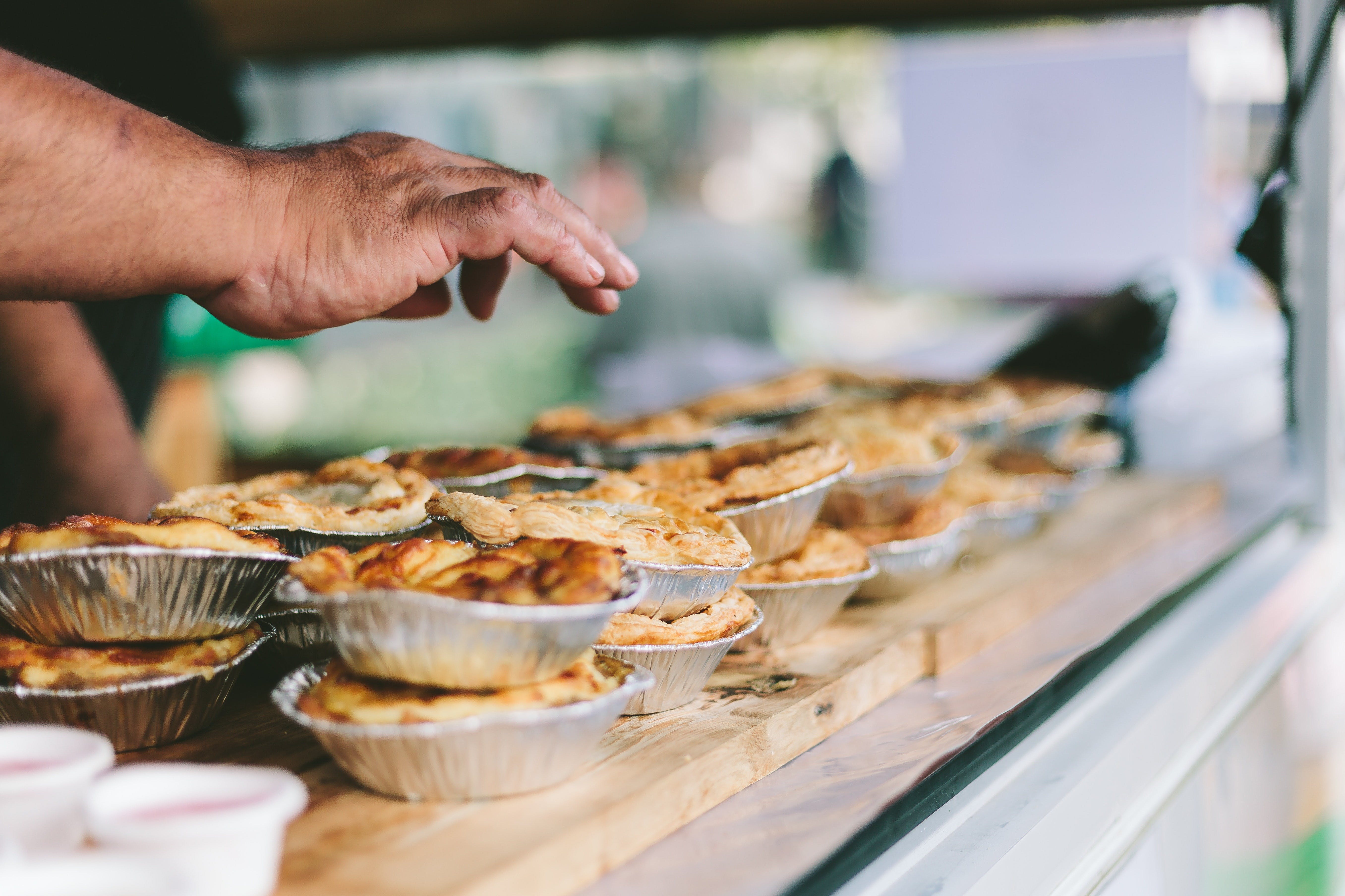 Country Kitchen Gourmet Pies Logo and Images