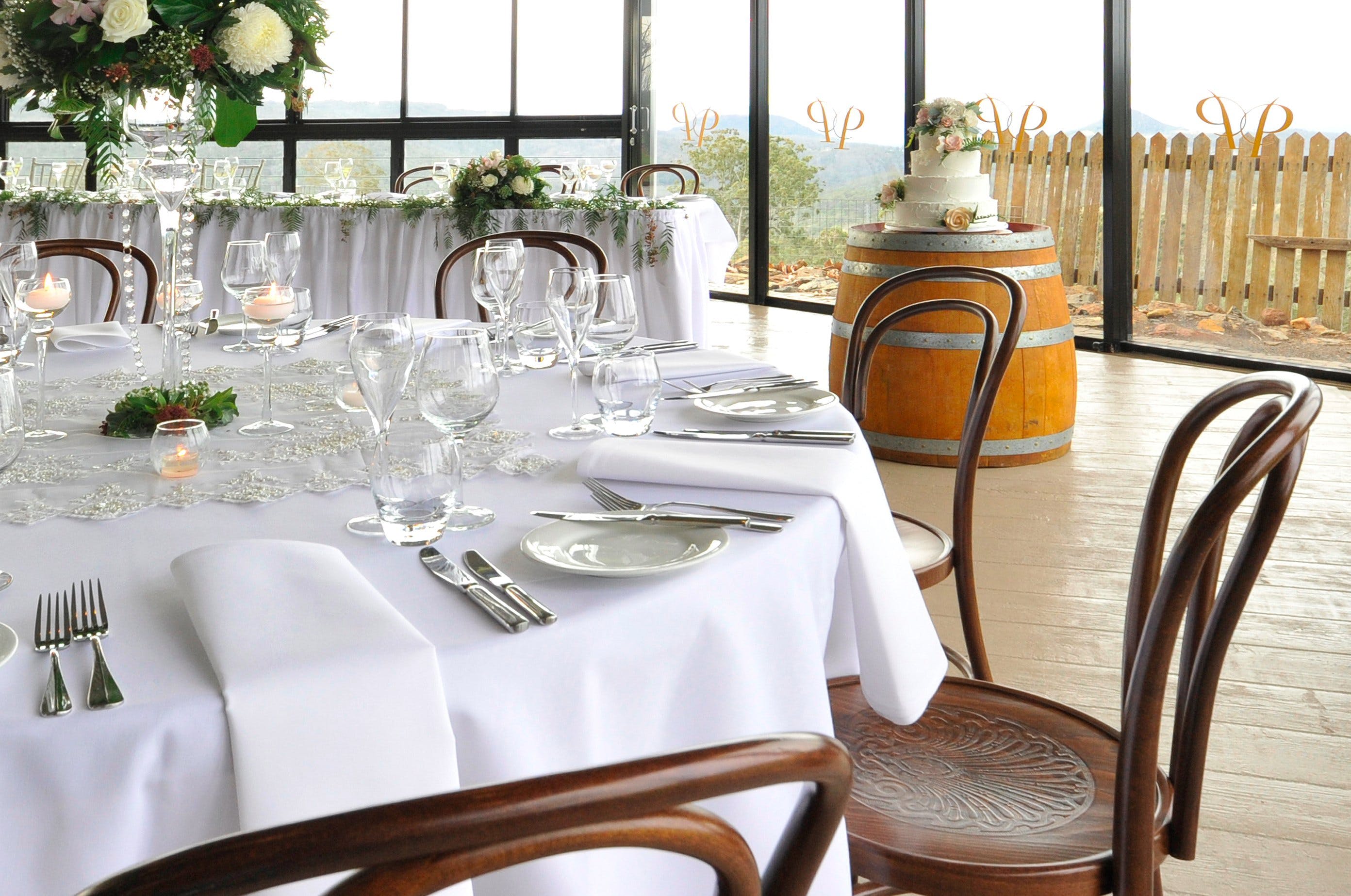 Preston Peak Winery Function Centre Logo and Images