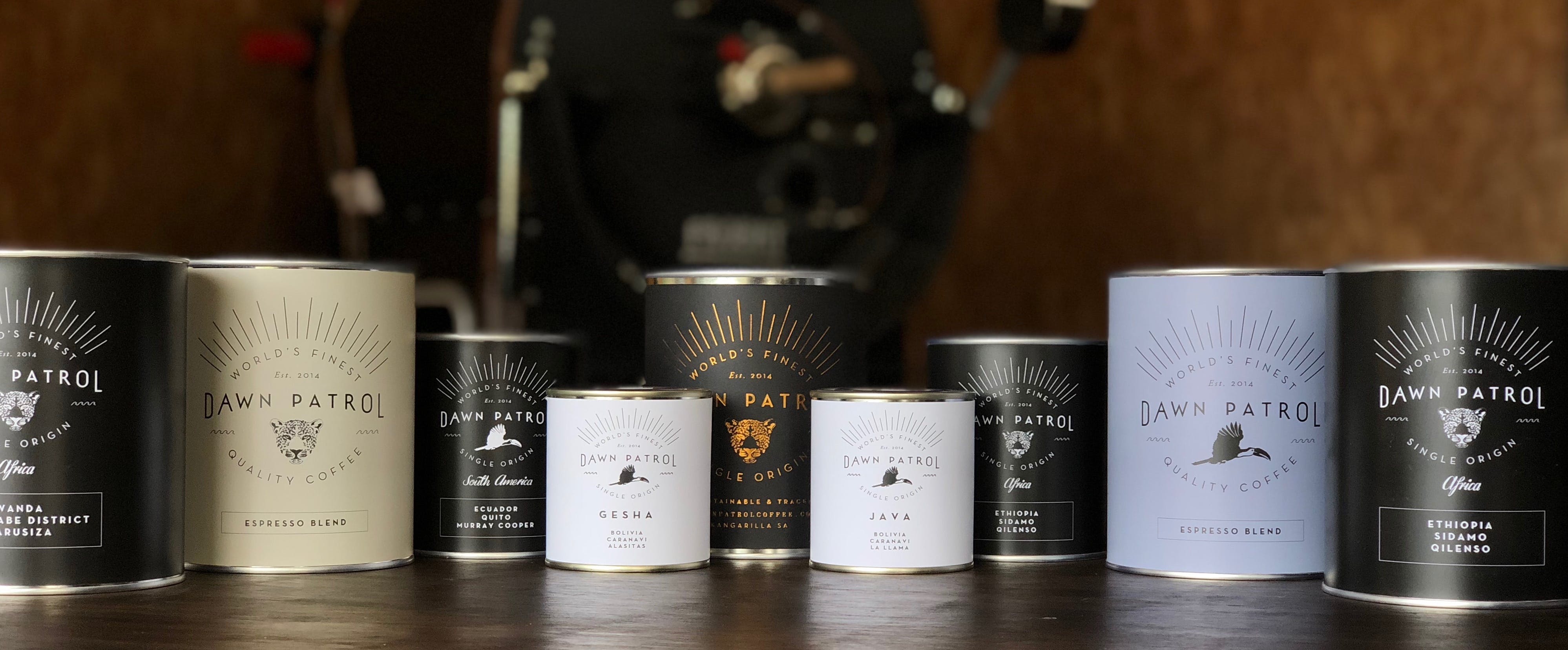 Dawn Patrol Coffee Logo and Images