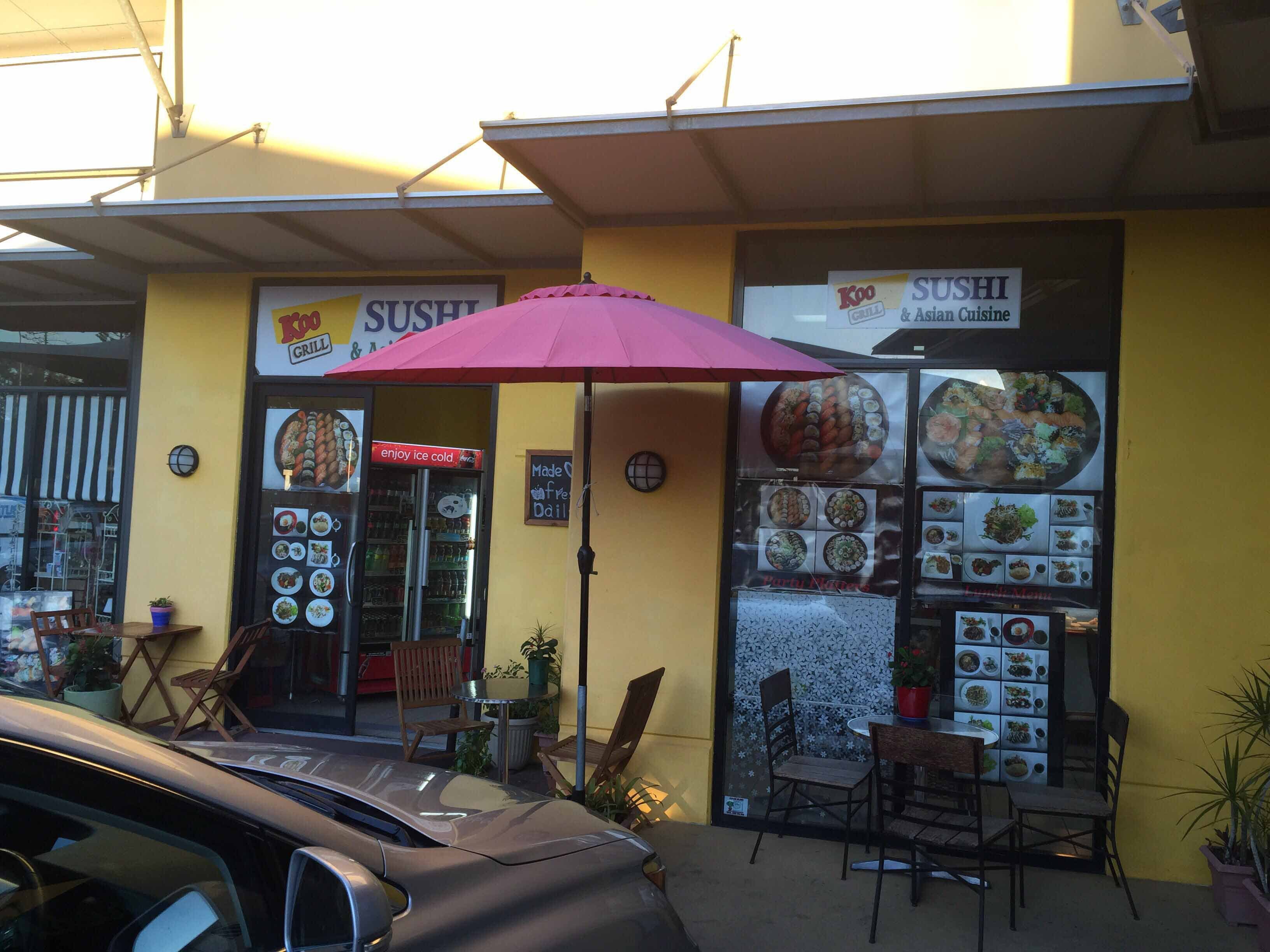 Koo Sushi Grill Logo and Images