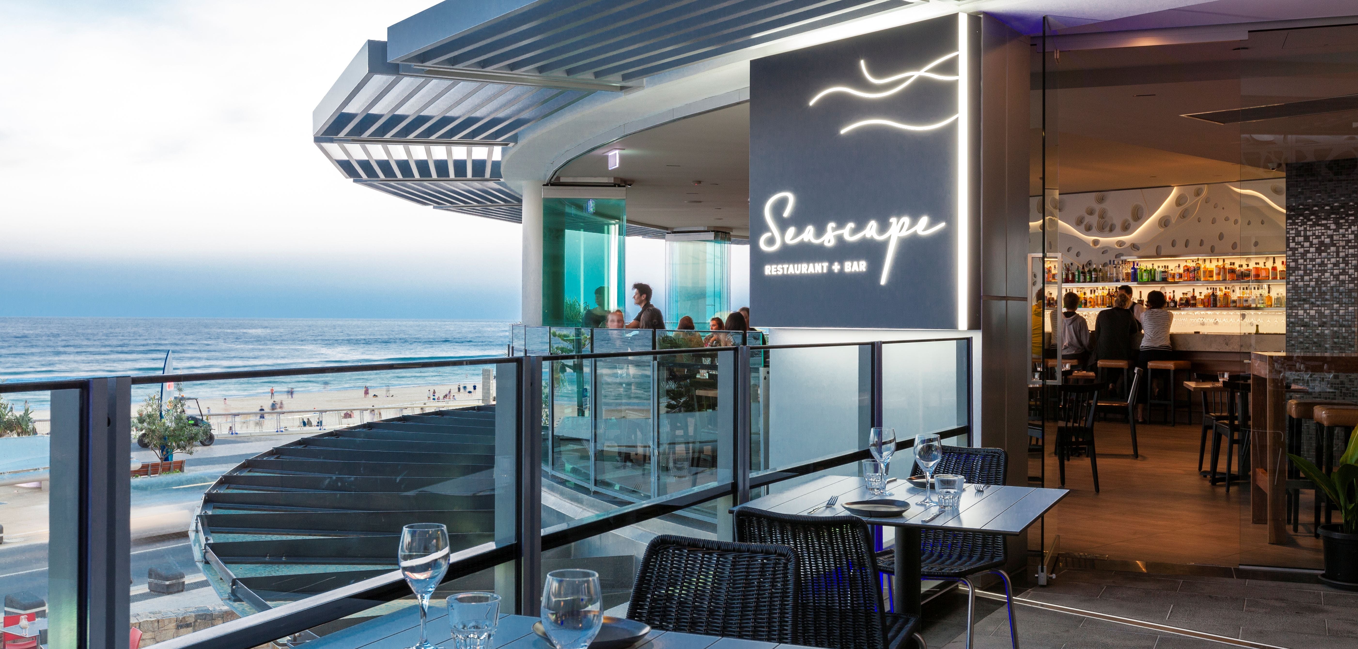 Seascape Restaurant + Bar Logo and Images
