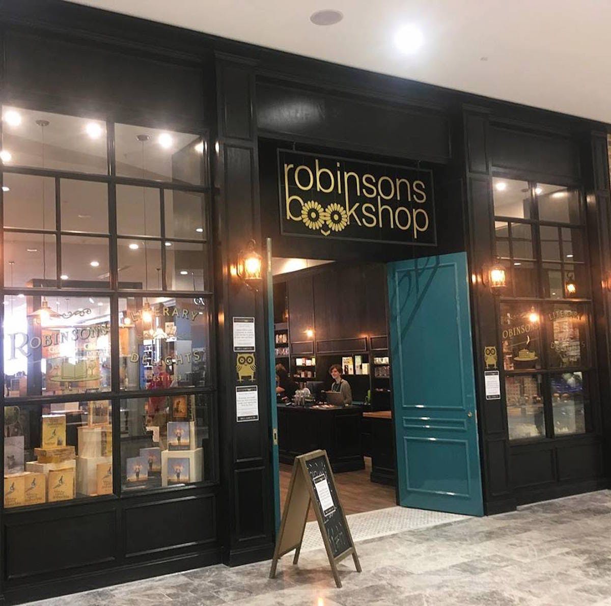 Robinsons Bookshop Cafe Logo and Images